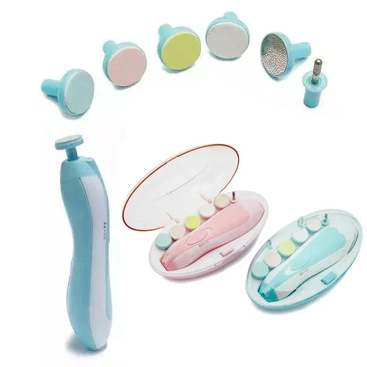 Multifunctional Electric Baby Cutter Trimmer Manicure Tool Set Baby CareNail Trimmer Baby Nail File Clippers Toes Fingernail